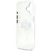 Karl Lagerfeld IML Glitter Karl & Choupette Sketch Logo MagSafe - Case for iPhone 17 (transparent)