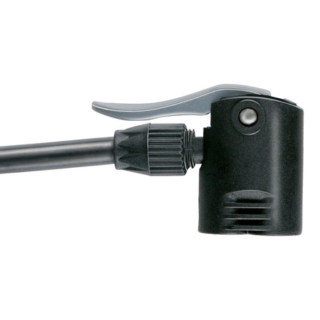 Dunlop - Standpumpe für Fahrräder, Bälle, Matratzen mit Manometer (Blau)