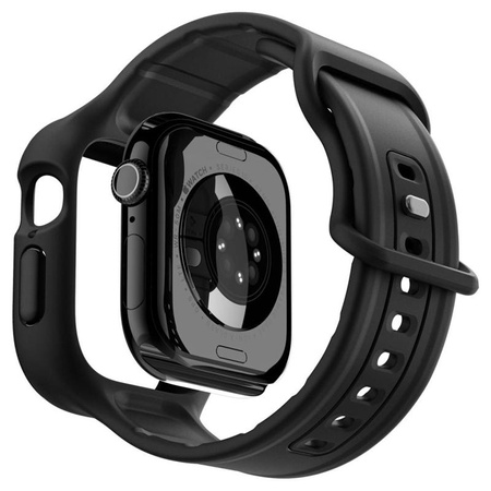 Spigen Vault Pro - Armband mit Gehäuse für Apple Watch 10 42 mm (Mattschwarz)