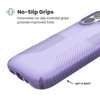 Speck Presidio Lux Grip MagSafe - iPhone 17 Case (Purple Fade/Magic Purple/New Poppy)