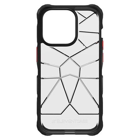 Element Case Special Ops X5 - Coque blindée pour iPhone 14 Pro (Mil-Spec Drop Protection) (transparent/noir)