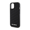 Karl Lagerfeld Quilted K Pattern - iPhone 15 Case (black)