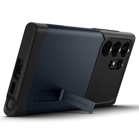 Spigen Slim Armor - Etui pour Samsung Galaxy S23 Ultra (Metal Slate)