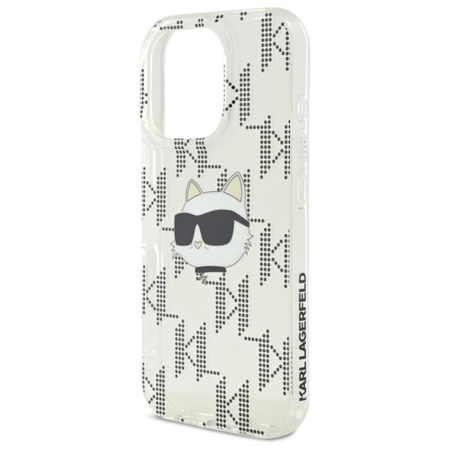 Karl Lagerfeld IML Choupette Head Electroplated - Hülle für iPhone 16 Pro Max (transparent)