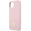 Guess Silicone Triangle Logo - Hülle für iPhone 13 mini (Violett)