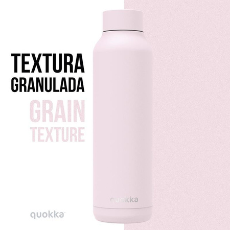 Quokka Solid - Rozsdamentes acél termikus palack 510 ml (Quartz Pink) (porszórt bevonat)