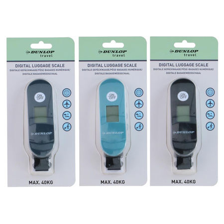 Dunlop - Digital luggage scale up to 40 kg (Black)