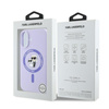 Karl Lagerfeld Silikon Karl & Choupette Ring MagSafe - iPhone 16 Plus Hülle (lila)