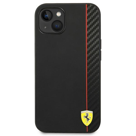Ferrari Carbon - Case for iPhone 14 Plus (Black)