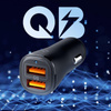Spigen Essential EV302 - Autoladegerät 2x USB-A 30W (Schwarz)