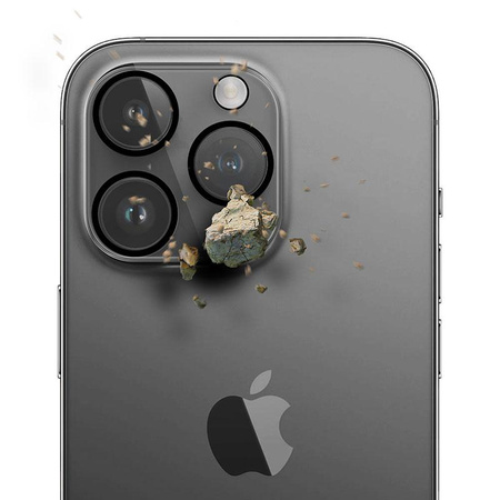 3mk Lens Pro Full Cover - sklo na objektiv fotoaparátu pro iPhone 15 Pro / 15 Pro Max
