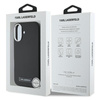 Karl Lagerfeld FW Metallplatte MagSafe - iPhone 16 Plus Tasche (schwarz)