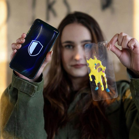 SZKŁO HYBRYDOWE 7H 3MK NA EKRAN DO IPHONE 17 PRO OCHRONNE FlexibleGlass Pro