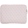 Guess 4G Zipper Pocket Triangle Logo Sleeve - Laptop Sleeve 14" (pink)
