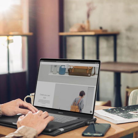 Moshi iVisor AG - Matte Bildschirmschutzfolie für MacBook Pro 16" (M3/M2/M1/2023-2021) (Schwarz/Klar/Matt)