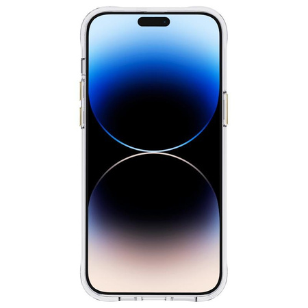 Rifle Paper Clear - Hülle in Gold verziert für iPhone 14 Pro (Rose Galden)