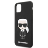Karl Lagerfeld Fullbody Silicone Iconic - Coque iPhone 11 Pro Max (Noir)
