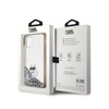 Karl Lagerfeld Liquid Glitter Choupette - iPhone 11 Hülle (Transparent)