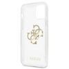 Guess 4G Big Logo Charm - pouzdro pro iPhone 12 Pro Max (zlaté přívěsky)