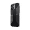 Speck Presidio Perfect-Clear with Grips - iPhone 12 / iPhone 12 Pro Case with MICROBAN Coating (Clear)