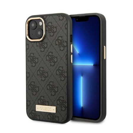 Guess 4G Logo Plate MagSafe - iPhone 13 Case (black)