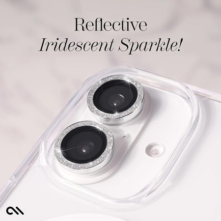Case-Mate Aluminum Ring Lens Protector Twinkle do iPhone 16 / 16 Plus – Stylowa Ochrona Obiektywu