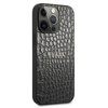 Guess Croco Stamp Lines - iPhone 13 Pro Max Tasche (schwarz)
