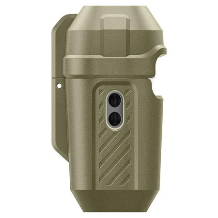 Spigen Lock Fit - Pancerne etui do Apple AirPods Pro 1 / 2 (Vintage Khaki)
