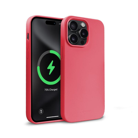Crong Color Cover Magnetic - Coque MagSafe pour iPhone 15 Pro Max (rose)