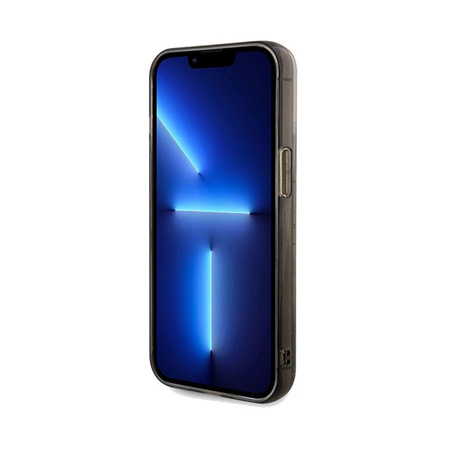 Karl Lagerfeld Liquid Glitter Choupette - iPhone 13 Pro Max Tasche (Transparent)