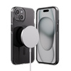 Crong Clear MAG Pro - Étui MagSafe pour iPhone 15 (noir)