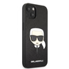 Karl Lagerfeld Saffiano Ikonik Karl`s Head - iPhone 13 tok (fekete)