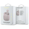 Guess Printed Classic Logo - TWS Bluetooth-Kopfhörer + Ladetasche (rosa)