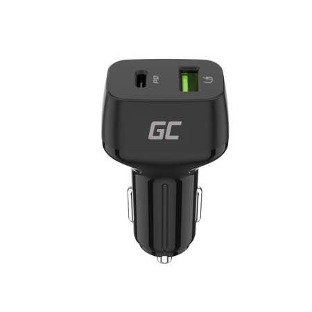 Green Cell - USB-C Power Delivery + USB Quick Charge car charger 3.