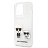Karl Lagerfeld Ikonik & Choupette - iPhone 13 Pro tok (átlátszó)