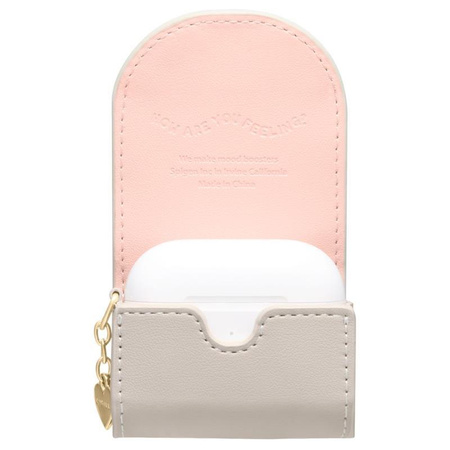 Spigen Cyrill Mini Bag - Pouzdro s páskem pro Apple AirPods 4 (Béžový)