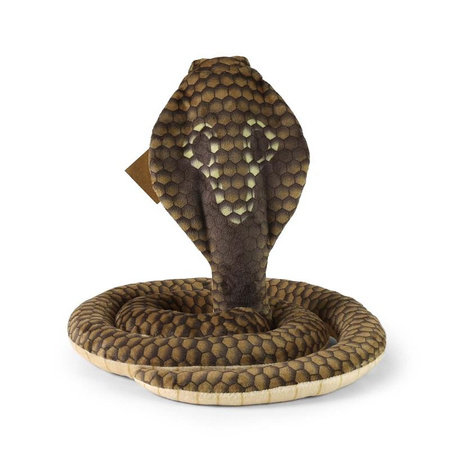 MASKOTKA PLUSZOWA WĄŻ KOBRA REALISTYCZNY 127cm RAPPA ECO JAK PRAWDZIWY