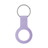Crong Silicone Case with Key Ring - Etui de protection pour Apple AirTag (violet)