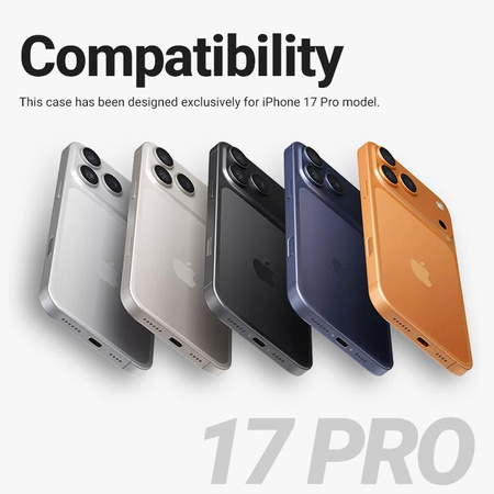 CZARNE ETUI MAGSAFE DO IPHONE 17 PRO Crong CASE MAGNETYCZNE ELEGANCKIE
