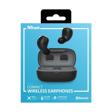 Trust Nika Compact - Casque sans fil Bluetooth (noir)