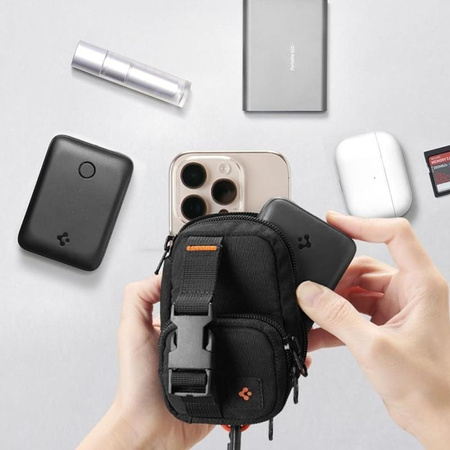 ORGANIZER MAGSAFE DO TELEFONU SPIGEN POUCH ORYGINALNA MAŁA TORBA CZARNA