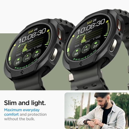 Spigen Liquid Air - Case for Samsung Galaxy Watch 8 40 mm (Matte Black)