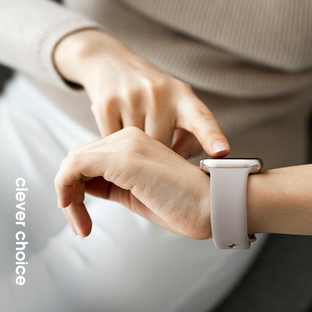Crong Liquid - Bracelet pour Apple Watch 38/40/41/42 mm (rouge)