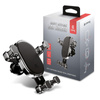 UCHWYT DO TELEFONU GRAWITACYJNY SAMOCHODOWY, Crong Gravity, do Auta, 4,7”-6,5” (czarny)