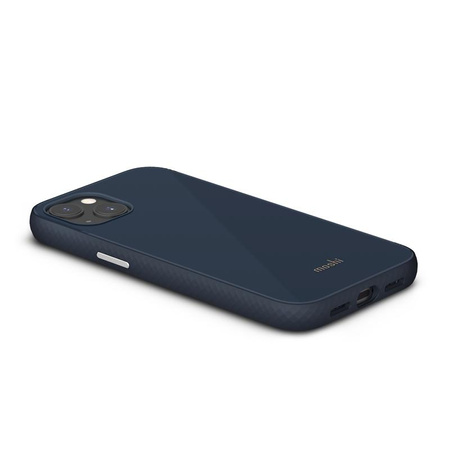 Moshi iGlaze Slim Hardshell Case - iPhone 13 Case (SnapTo system) (Slate Blue)