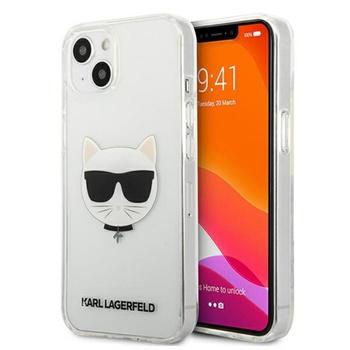 Karl Lagerfeld Choupette Head - Coque iPhone 13 (Transparente)