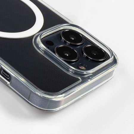 Crong Clear MAG Cover - iPhone 13 Pro MagSafe tok (átlátszó)