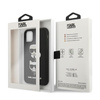Karl Lagerfeld 3D gumi Karl & Choupette fejek - iPhone 11 tok (fekete)
