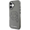 Karl Lagerfeld IML Rhinestones Karl Head - Case for iPhone 16 (black)