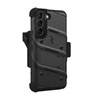 ZIZO BOLT Series - Pancerne etui Samsung Galaxy S22 ze szkłem 9H na ekran + uchwyt z podstawką (czarny)